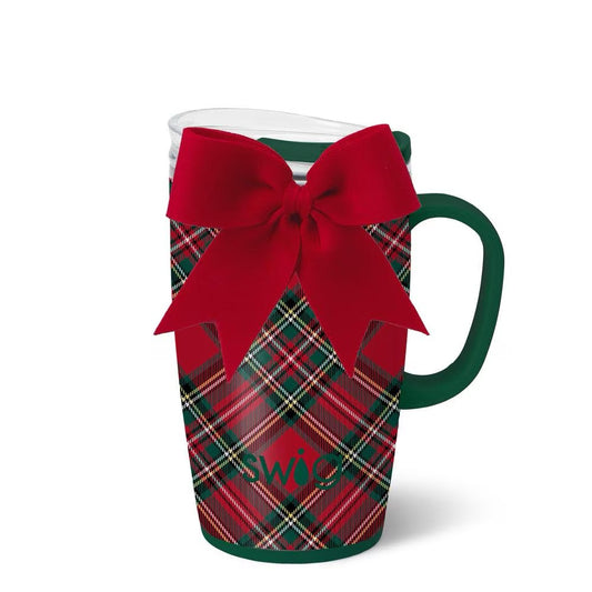 Christmas Plaid Travel Mug 18oz