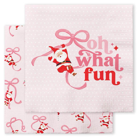 Oh What Fun Cocktail Napkins