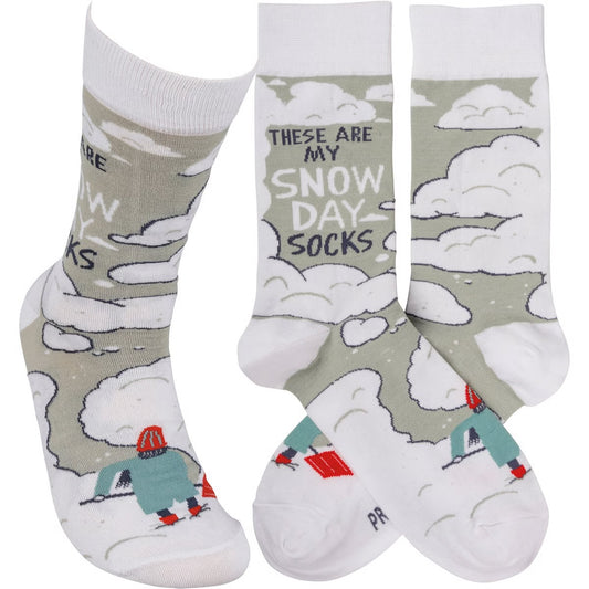 These Are My Snow Day Socks