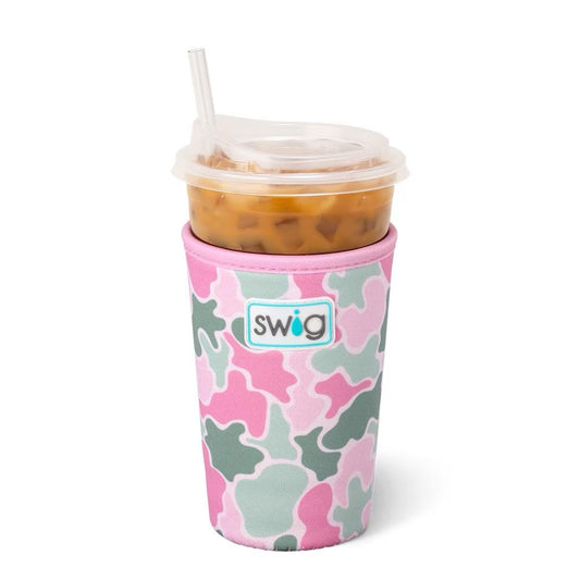 Blushing Camo Iced Cup Coolie (Medium)