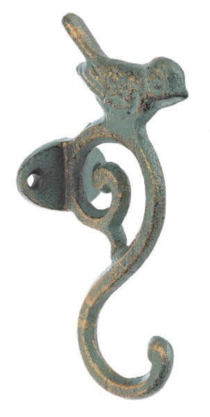 Bird with Scroll Wall Hook