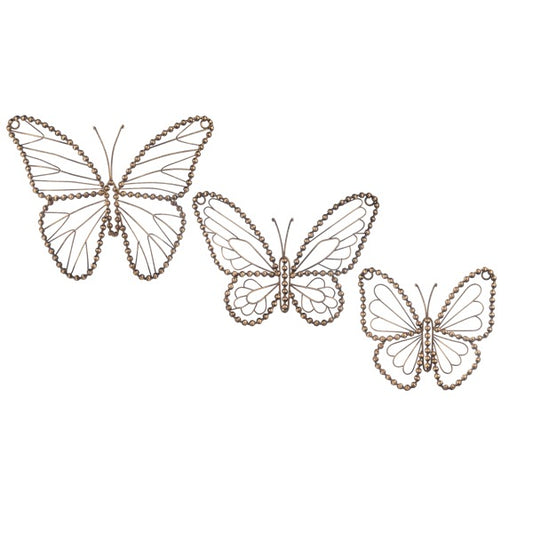Gold Butterfly Wall Decor