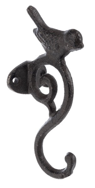 Bird with Scroll Wall Hook