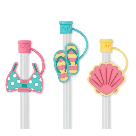 Errbody At The Beach Straw Topper Set