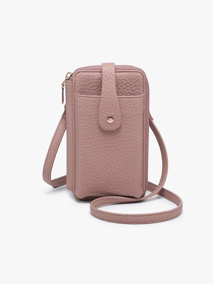 Isla Wallet Crossbody w/ Card Holders & Snap Closure