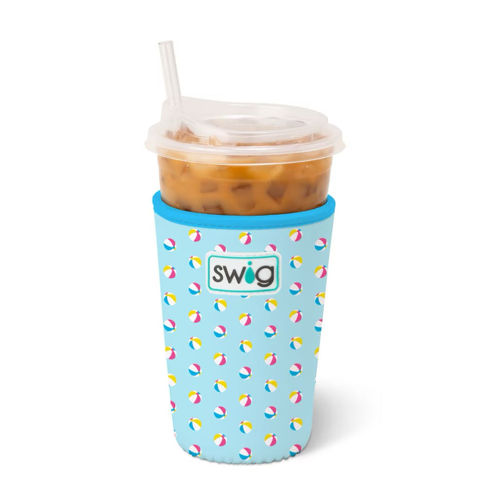 Beach Balls Iced Cup Coolie (Medium)
