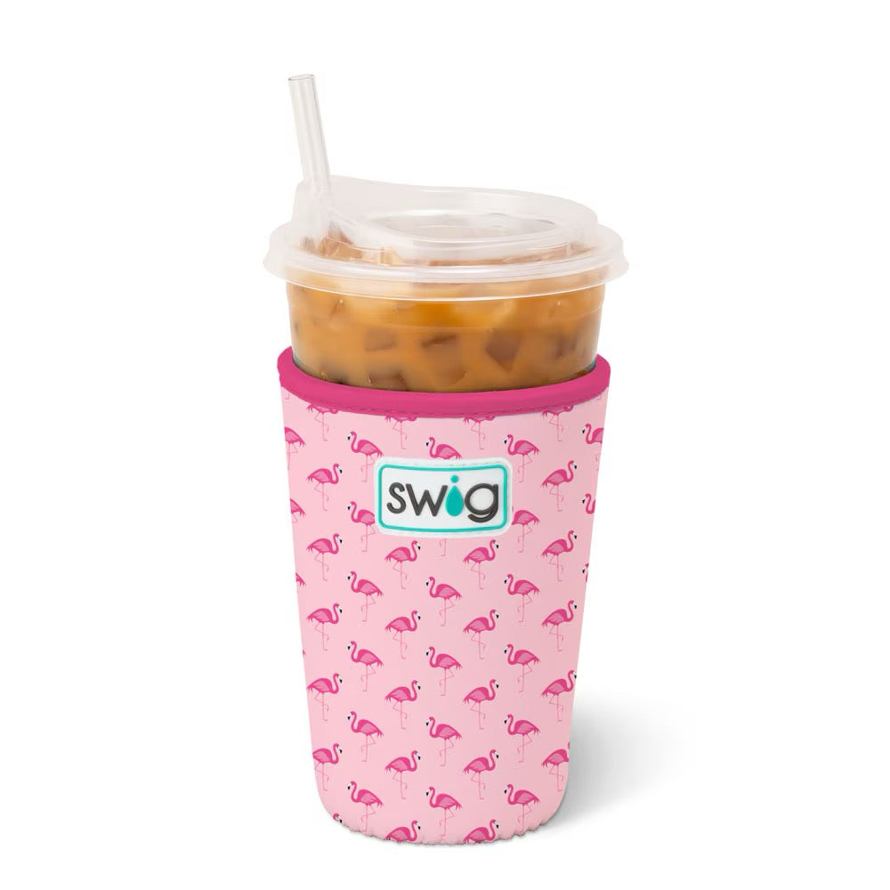 Flamingos Iced Cup Coolie (Medium)