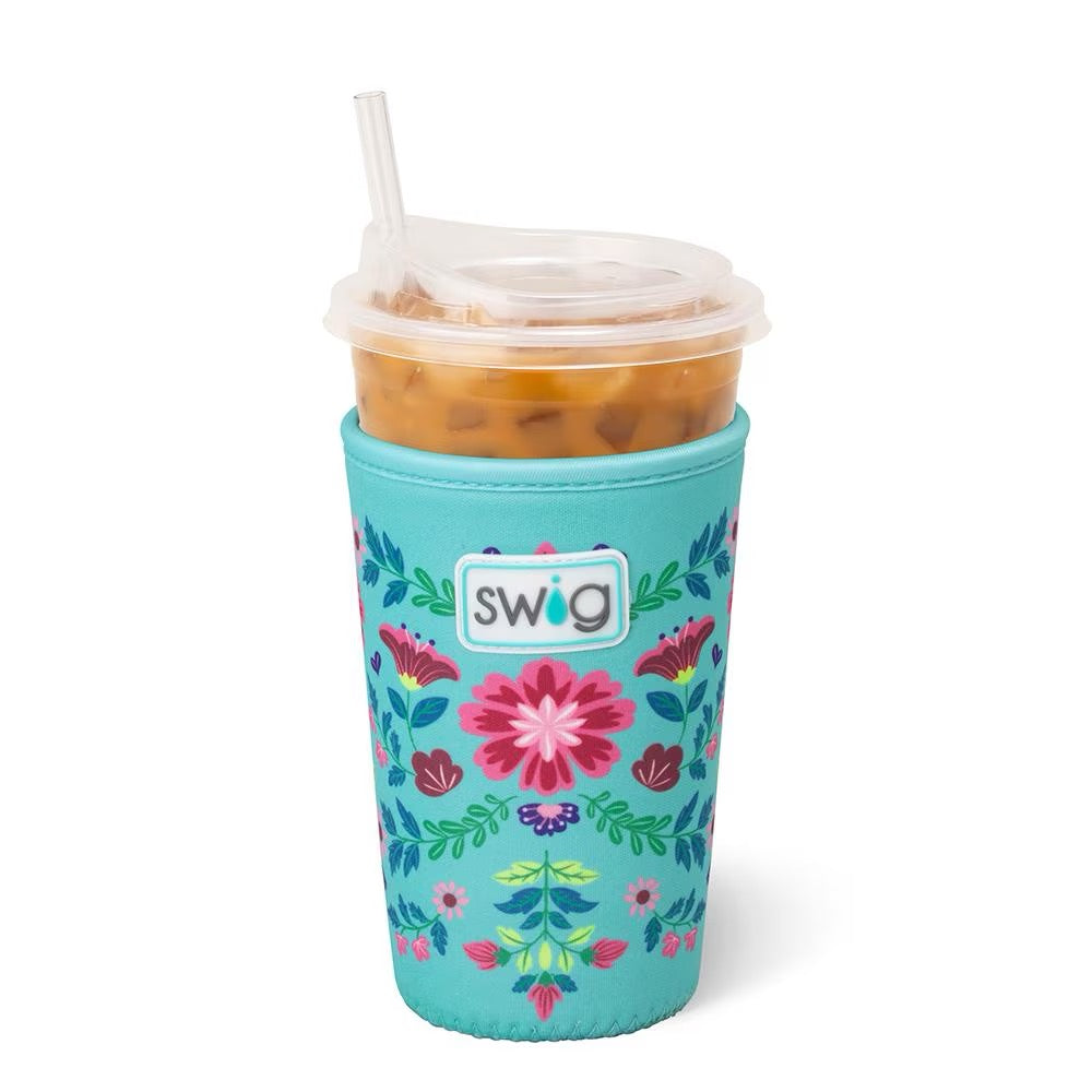 Flora Azul Iced Cup Coolie (Medium)
