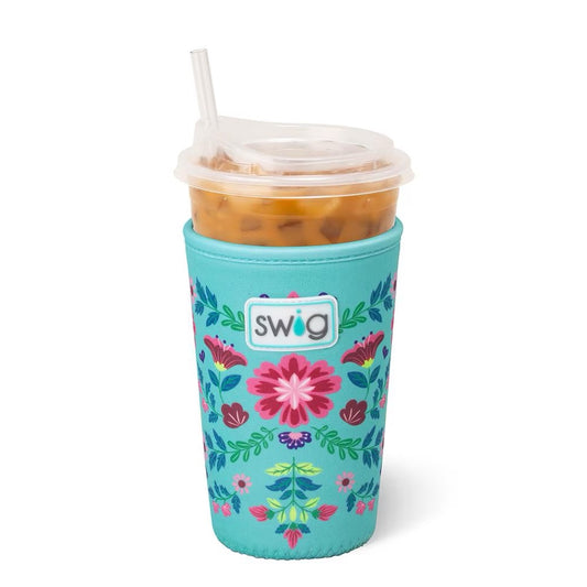 Flora Azul Iced Cup Coolie (Medium)