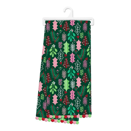 Merry Mistletoe Tea Towel