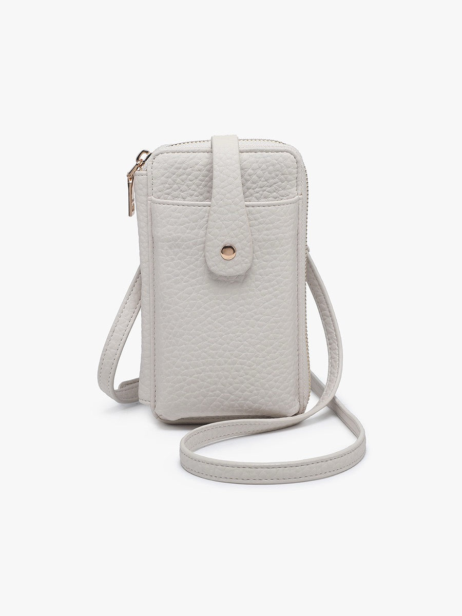 Isla Wallet Crossbody w/ Card Holders & Snap Closure