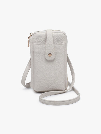 Isla Wallet Crossbody w/ Card Holders & Snap Closure