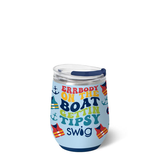 Errbody on the Boat Stemless Wine Cup 12oz