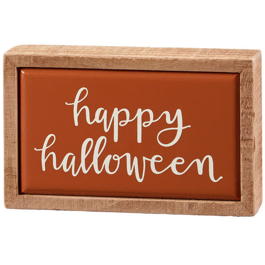 Happy Halloween Box Sign Mini