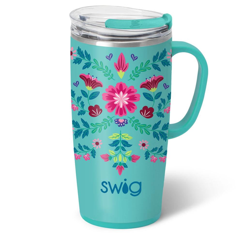 Flora Azul Travel Mug 22oz