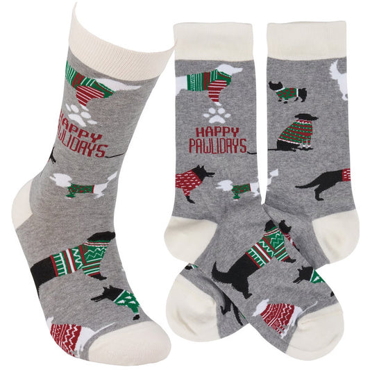 Happy Pawlidays Socks