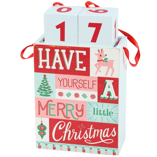Merry Christmas Block Countdown