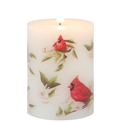 Cardinal Flameless Candle