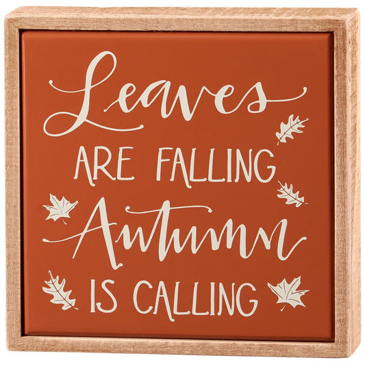 Autumn Calling Box Sign