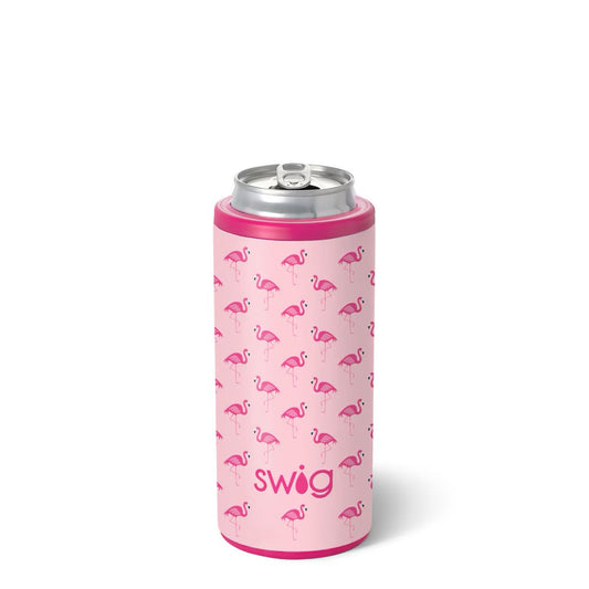 Flamingos Skinny Can Cooler 12oz