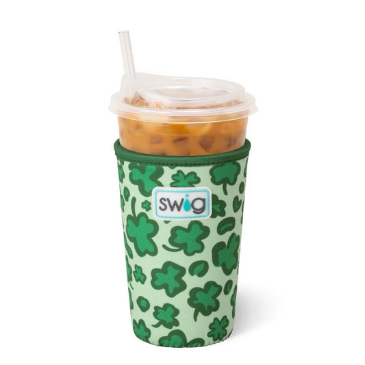 Lucky Leopard Iced Cup Coolie (Medium)