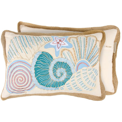 Coastal Shell Pillow