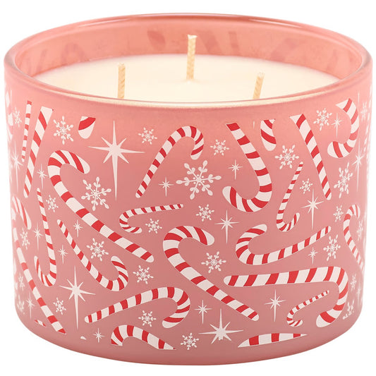 Candy Canes Candle