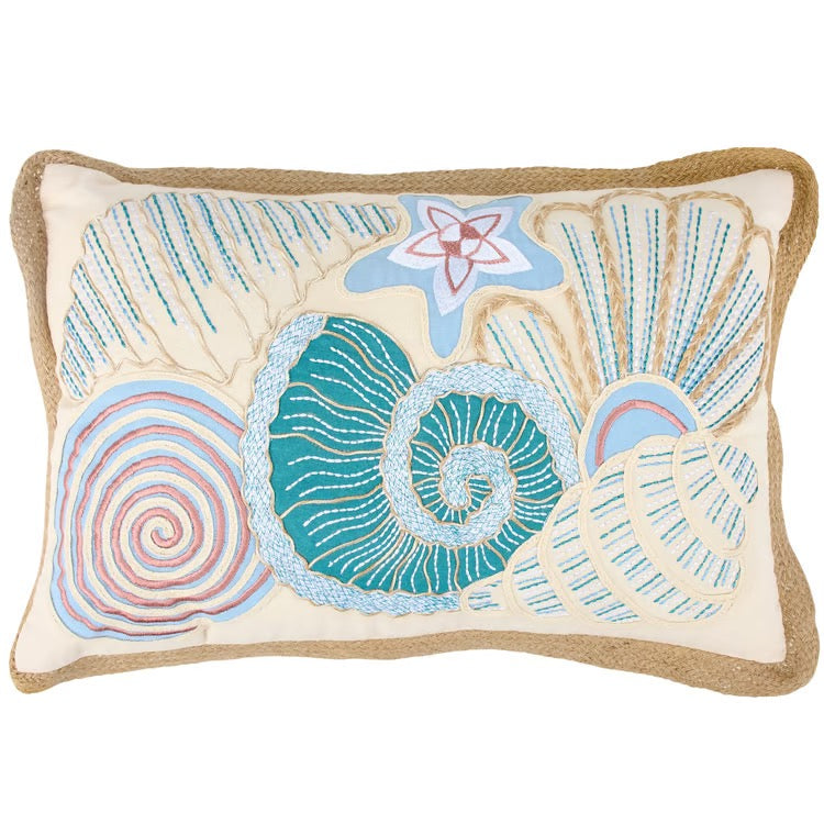 Coastal Shell Pillow