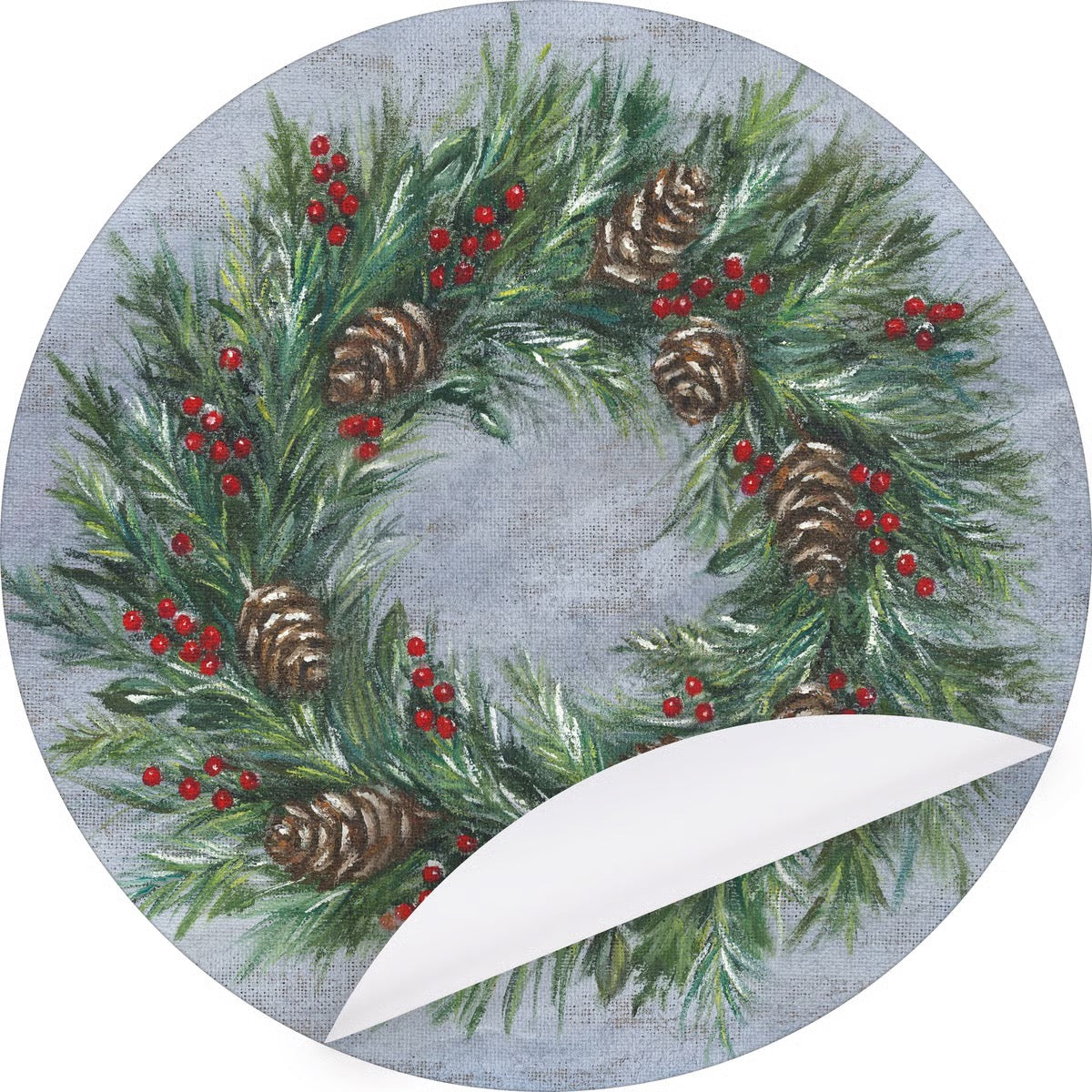 Evergreen Wreath Placemat