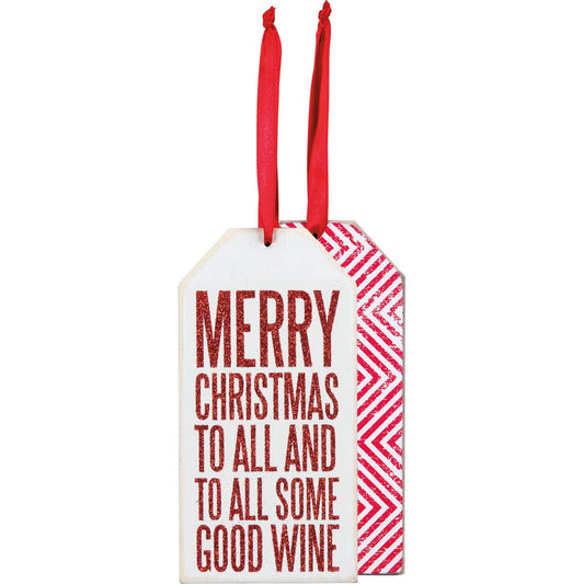 Good Wine Bottle Tag