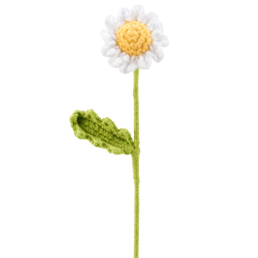 White Crochet Daisy