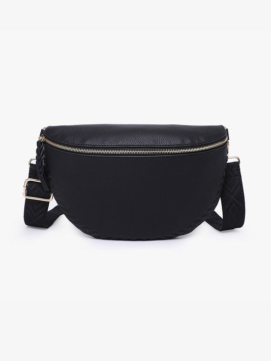 Janae Whipstitch Vegan Crossbody/Sling Bag