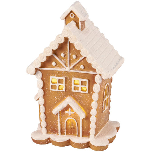 Lighted Iced Gingerbread Figurine
