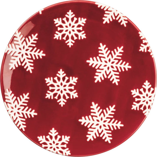 Snowflake Dessert Plate