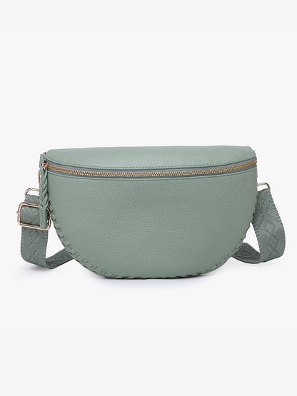Janae Whipstitch Vegan Crossbody/Sling Bag