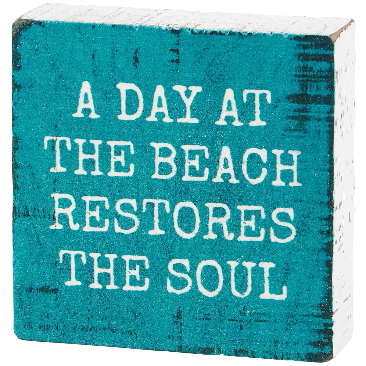 Restores the Soul - Block Sign