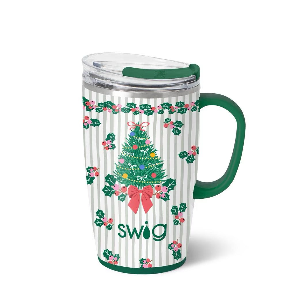 Trim The Tree Travel Mug 18oz
