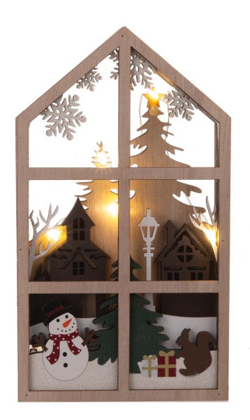 Layered Laser Cut Light Up Christmas Decor