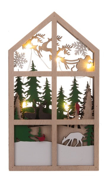 Layered Laser Cut Light Up Christmas Decor