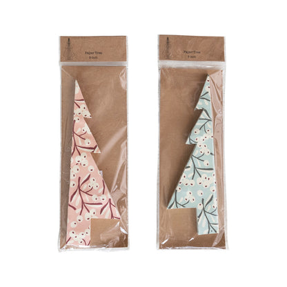 Printed Paper Folding Honeycomb Tree w/ Berry Pattern, 2 Colors ©
