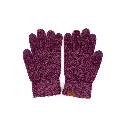 Orchid Flower C.C Eco Friendly Chenille Gloves