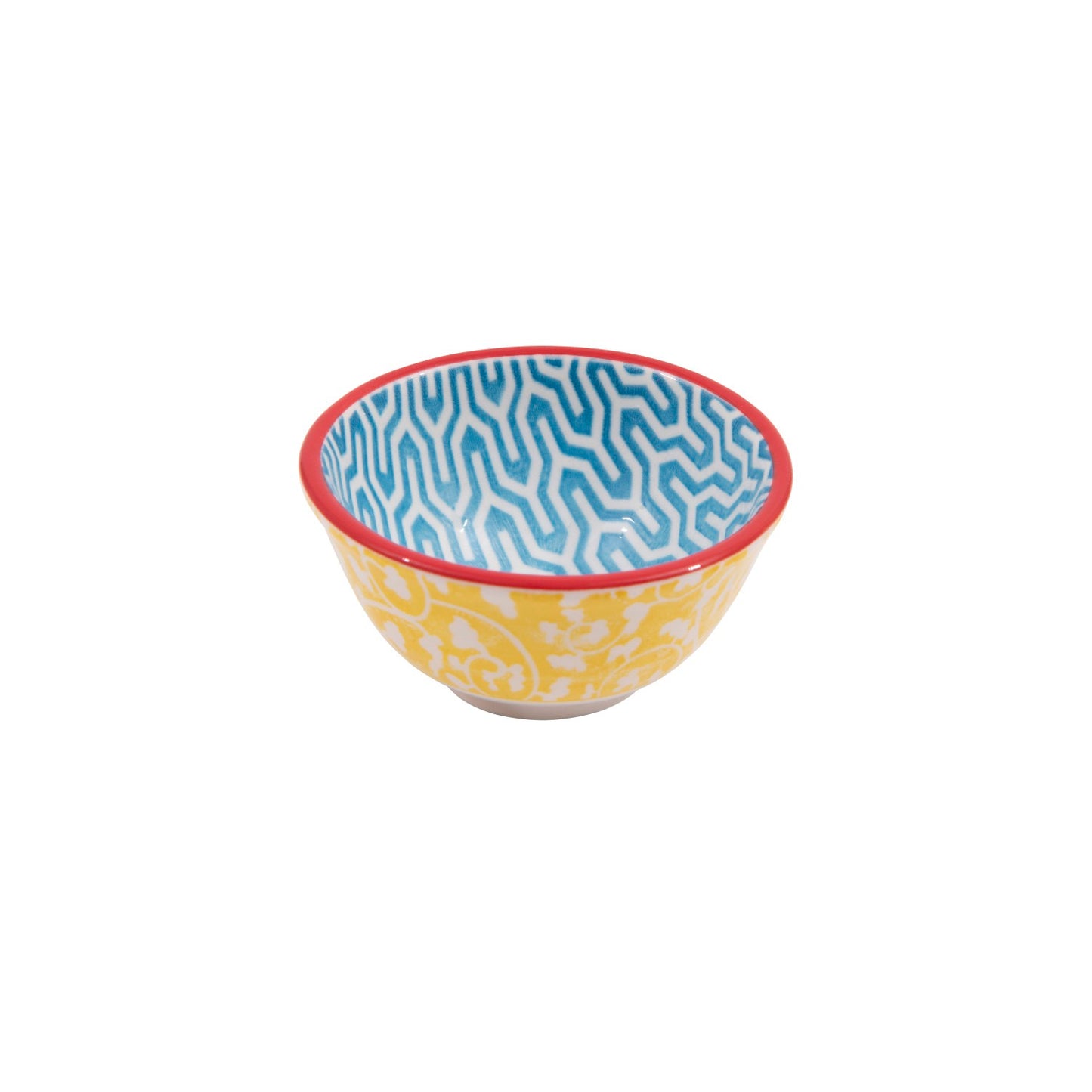 Hand-Stamped Stoneware Pinch Pot, 4 Assorted Styles