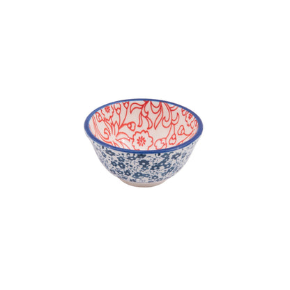 Hand-Stamped Stoneware Pinch Pot, 4 Assorted Styles
