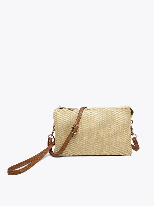 Riley Micro Straw Crossbody