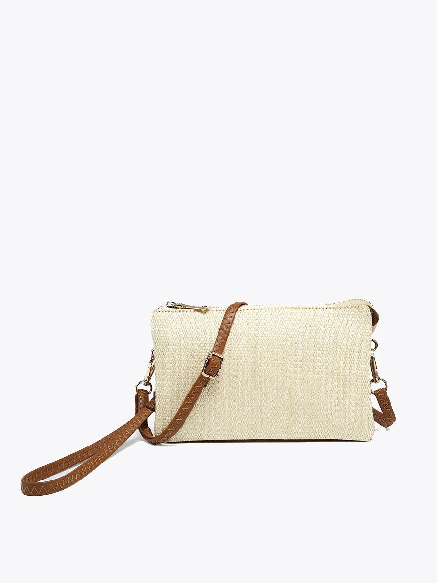Riley Micro Straw Crossbody