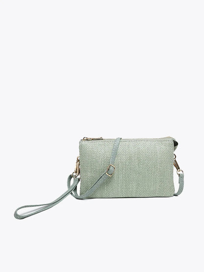 Riley Micro Straw Crossbody