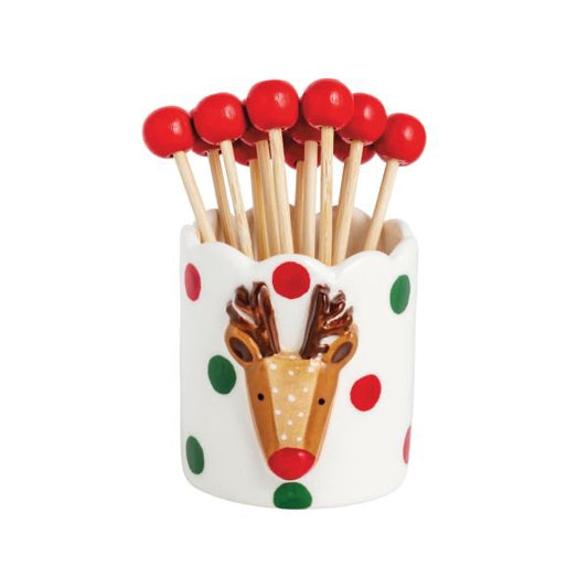 Reindeer Toothpick Holder