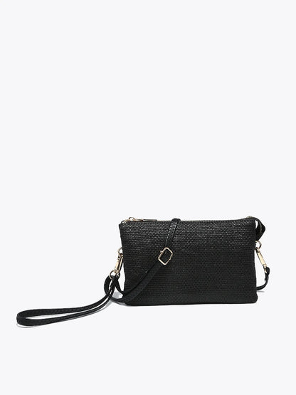 Riley Micro Straw Crossbody