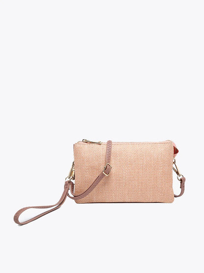 Riley Micro Straw Crossbody