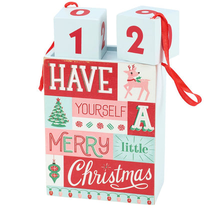 Merry Christmas Block Countdown
